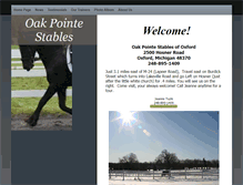 Tablet Screenshot of oakpointestables.com